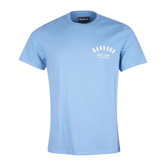 Barbour Preppy Tee in Light Blue