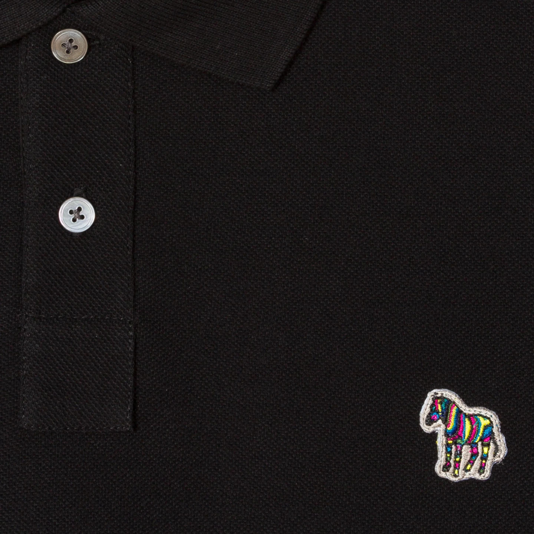 Paul Smith Zebra Polo in Black