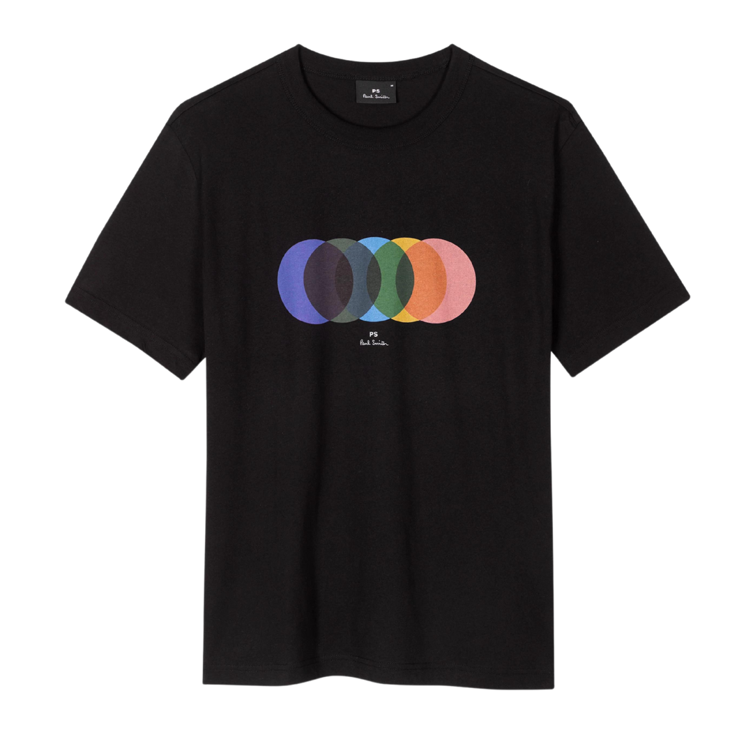 Paul Smith Circles Tee in Black