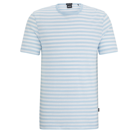 Boss Tiburt 457 Tee in Light Blue