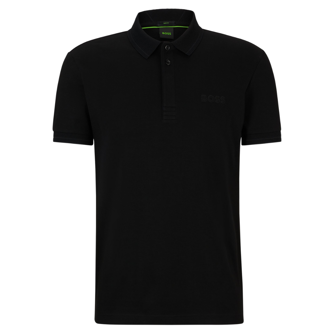 BOSS Paule 1 Polo in Black