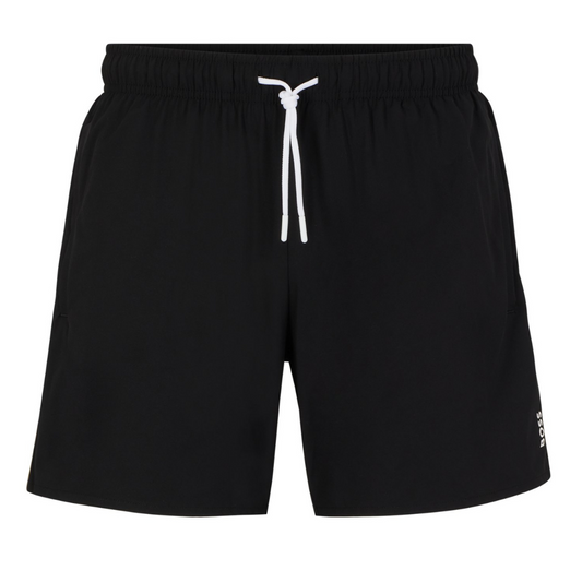 Boss Iconic Swim Short in Black