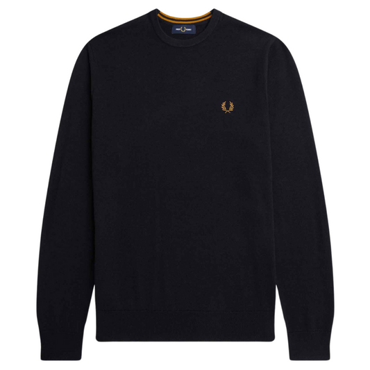 Fred Perry Classic Crew Knit in Navy