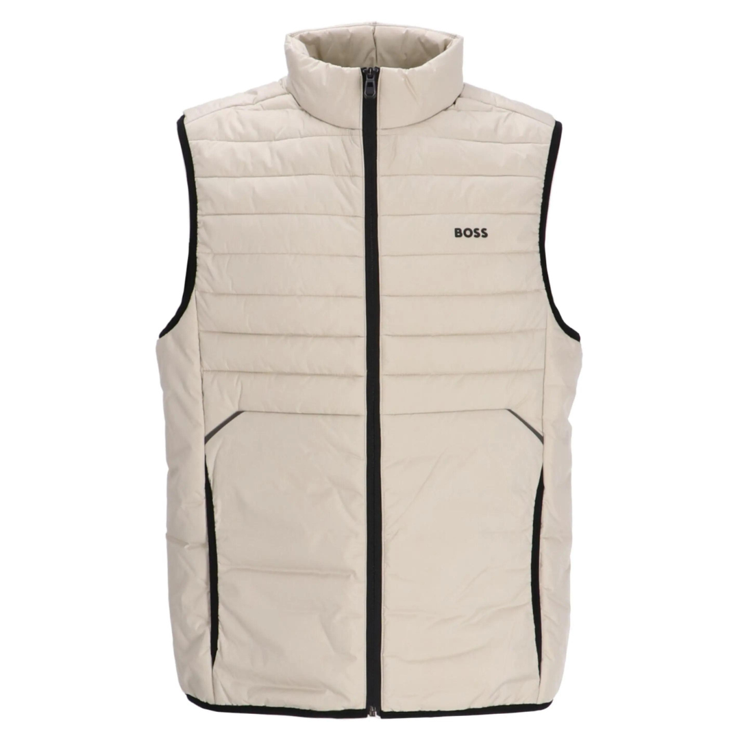 BOSS V_Thor 2 Gillet in Light Beige