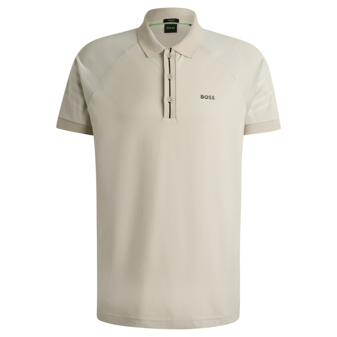 BOSS Paddy 2 Polo in Light Beige