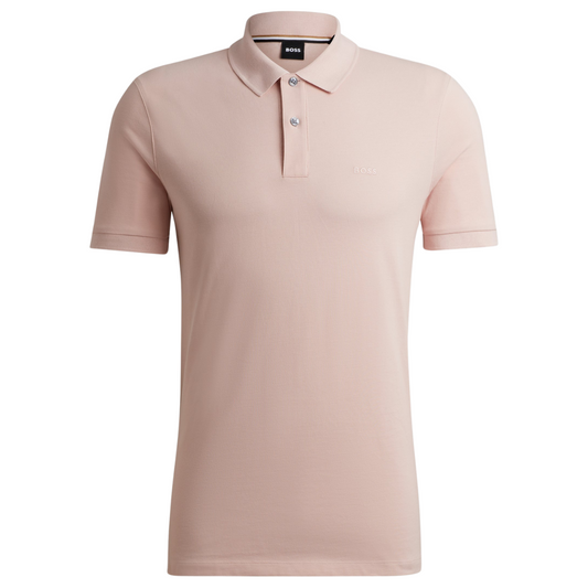 BOSS Pallas Polo in Light Pink