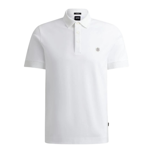 BOSS C-Parris Polo in White