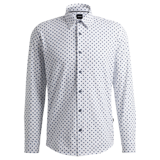 BOSS P-Roan Kent Shirt in White