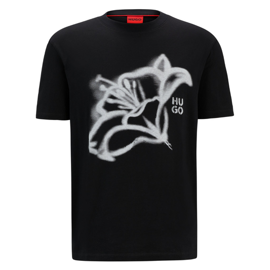 HUGO Dablumo Tee in Black