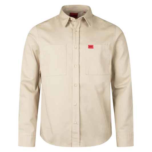 HUGO Ergrin Shirt in Open Beige