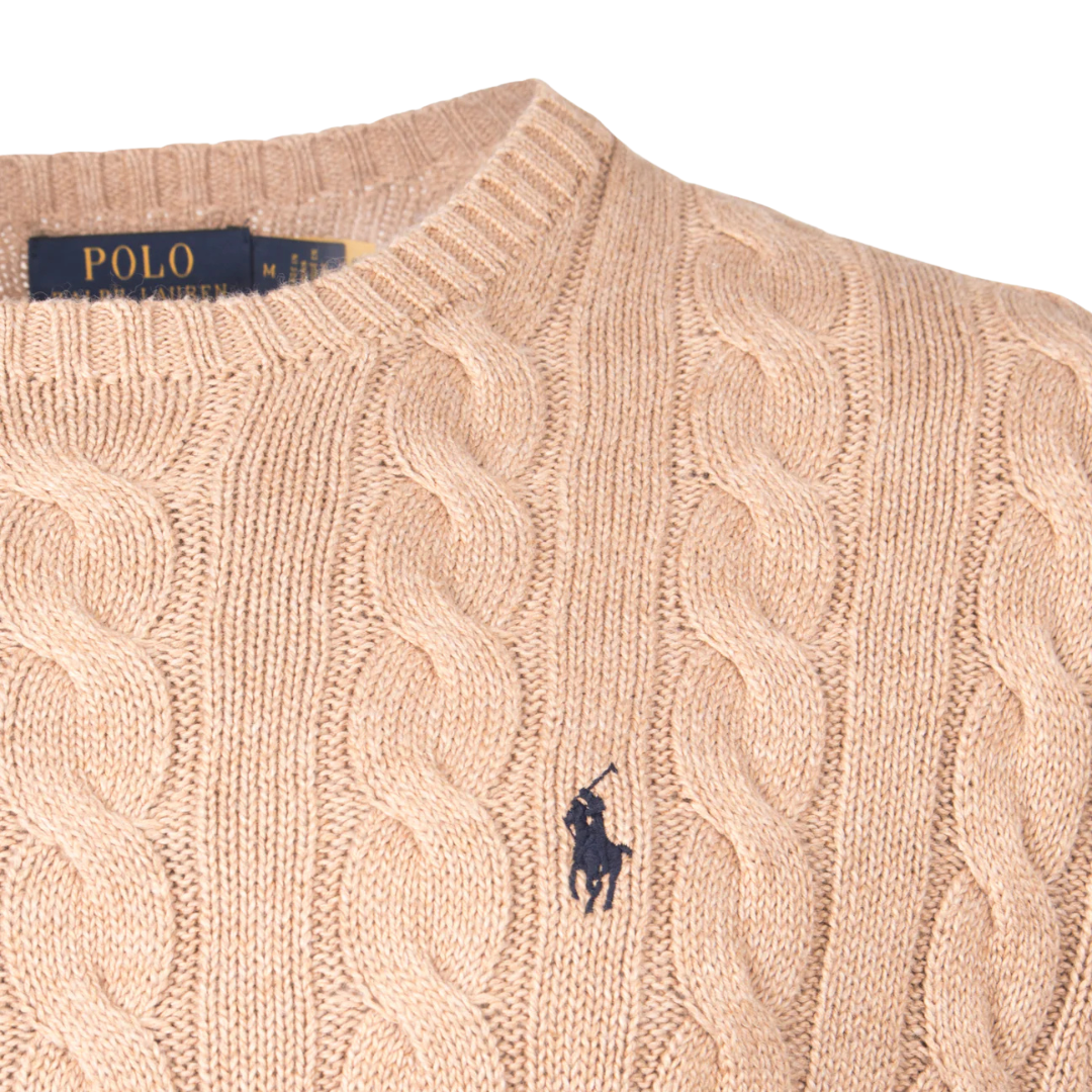 Ralph Lauren Driver Pullover in Camel