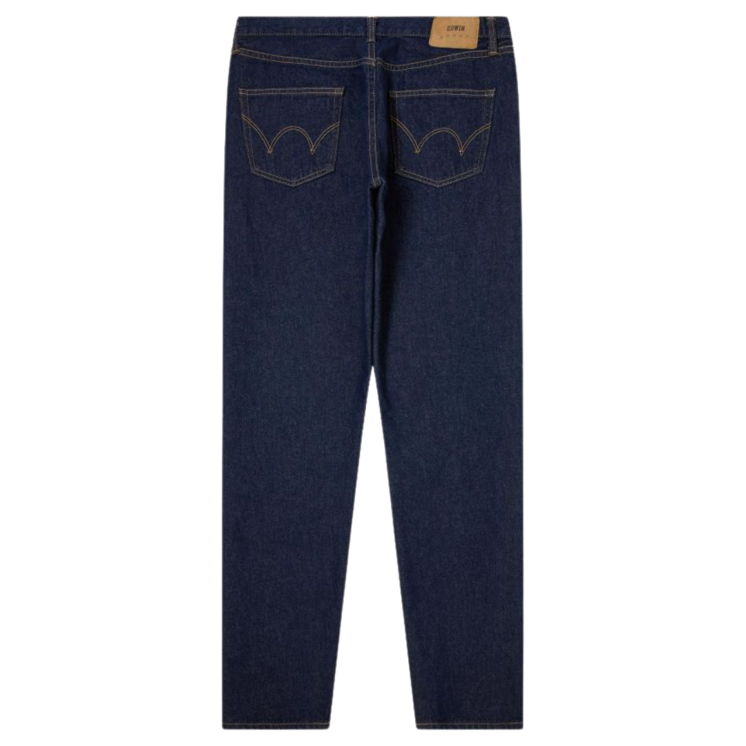 Edwin Regular Tapered Jeans in Blue Rinsed