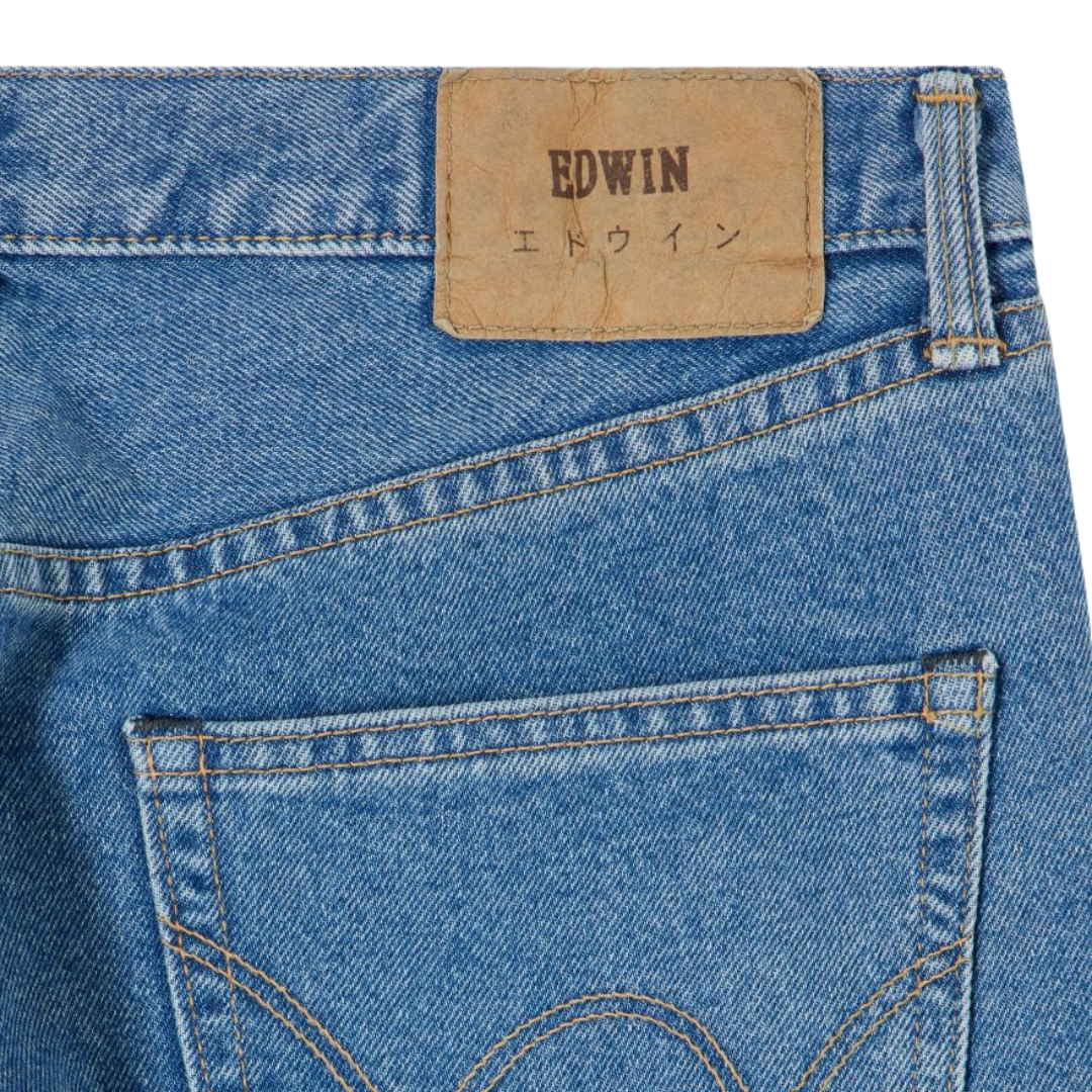 Edwin Regular Tapered Jeans in Blue Light Used