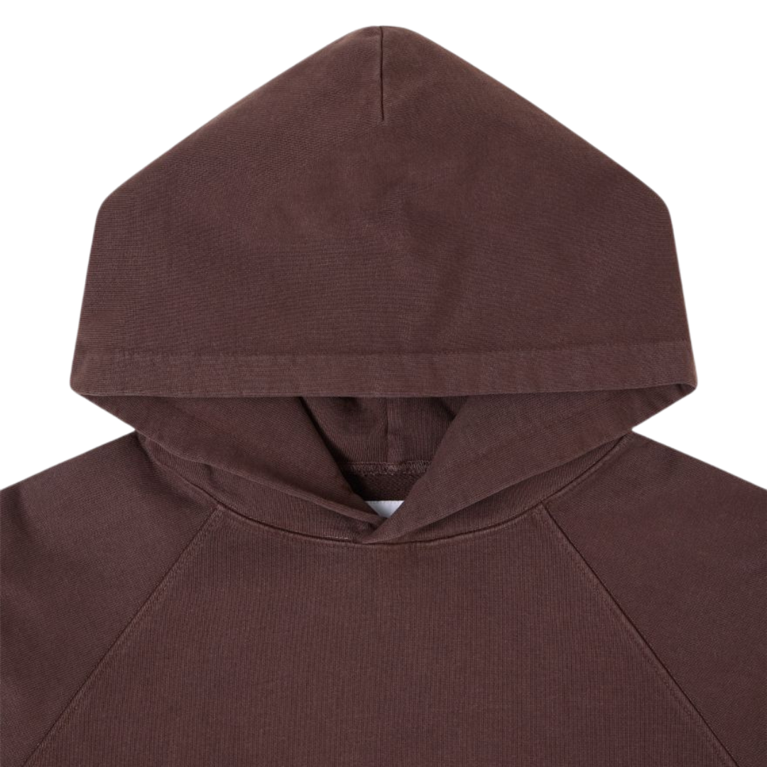 Edwin Raglan Sleeve Hoodie in Mole