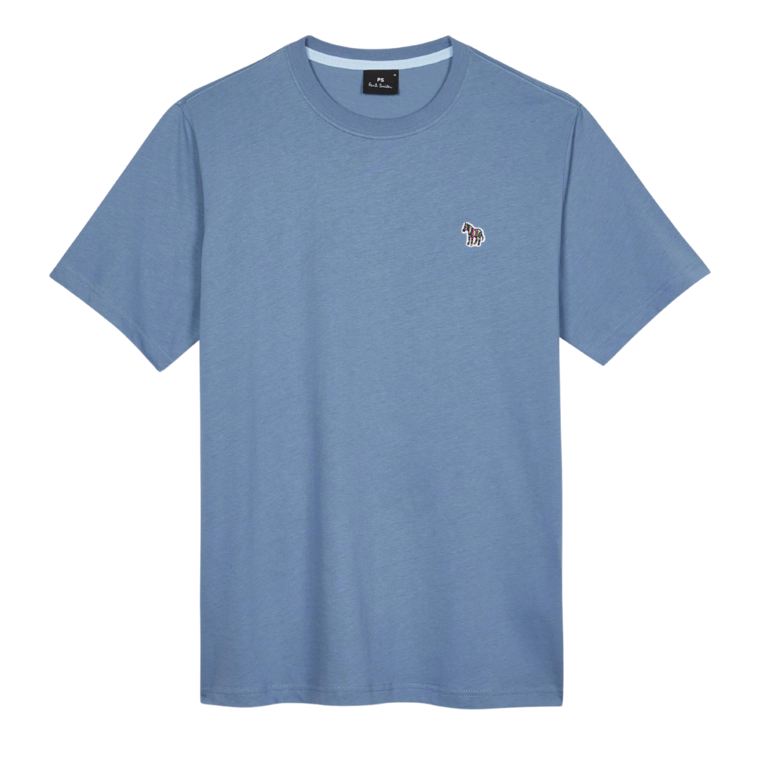 Paul Smith Zebra Tee in Greyish Blue