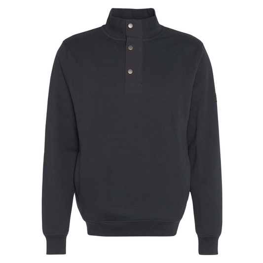 Barbour Flight Half Zip in Black