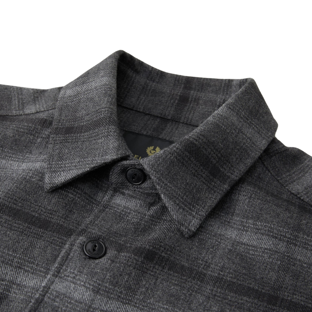 Belstaff Fallgate Shirt in Dark Charcoal Heather