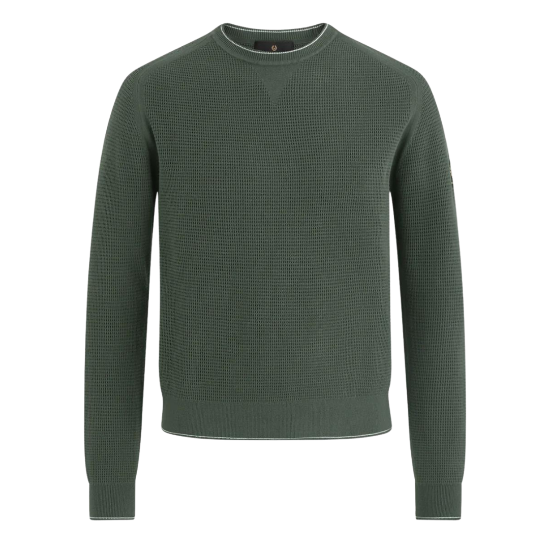 Belstaff Cole Jumper in Tile Green