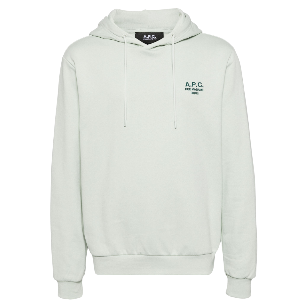 A.P.C Rue Madame Hoodie in Light Green