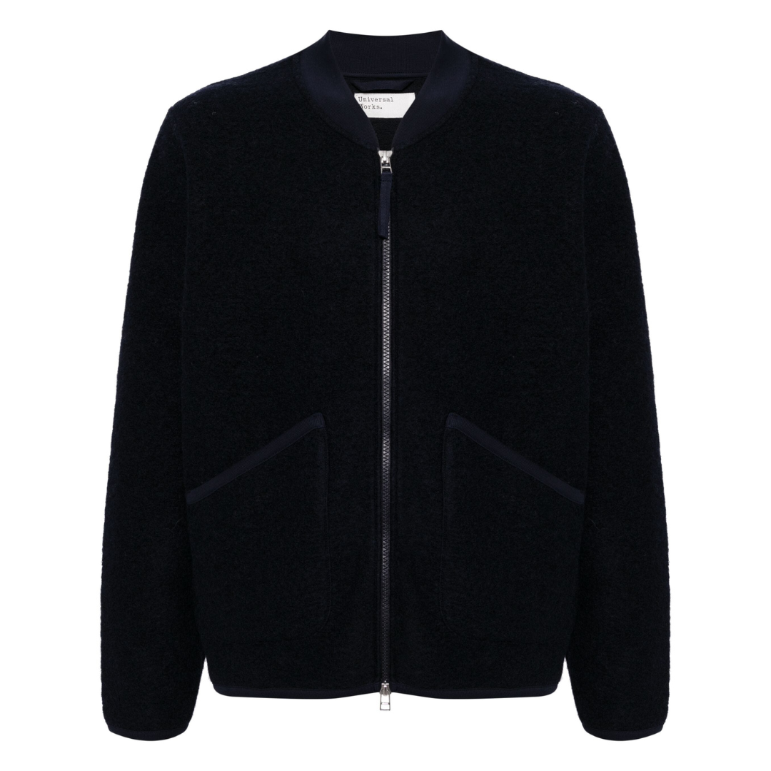 Universal Works Zip Bomber in Navy