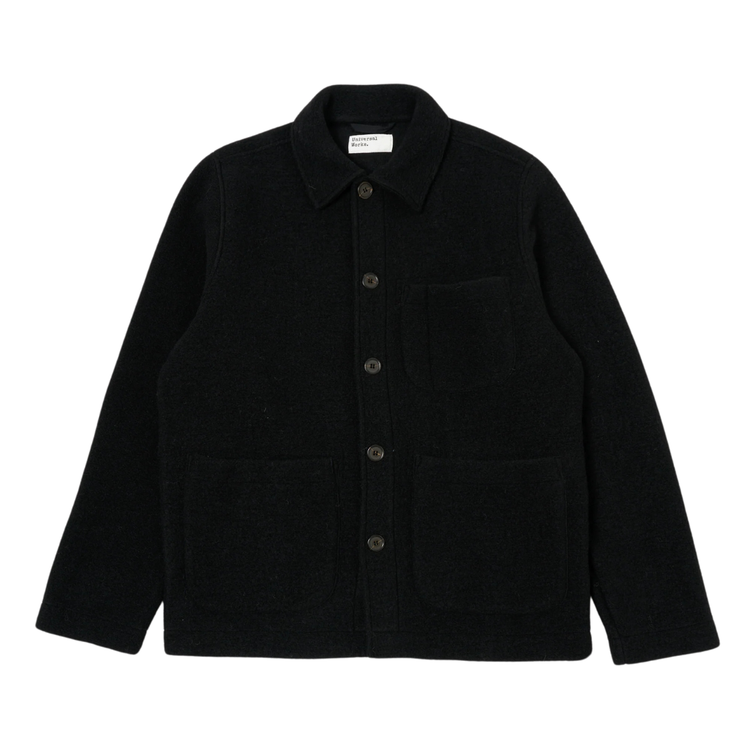 Universal Works Field Jacket in Black