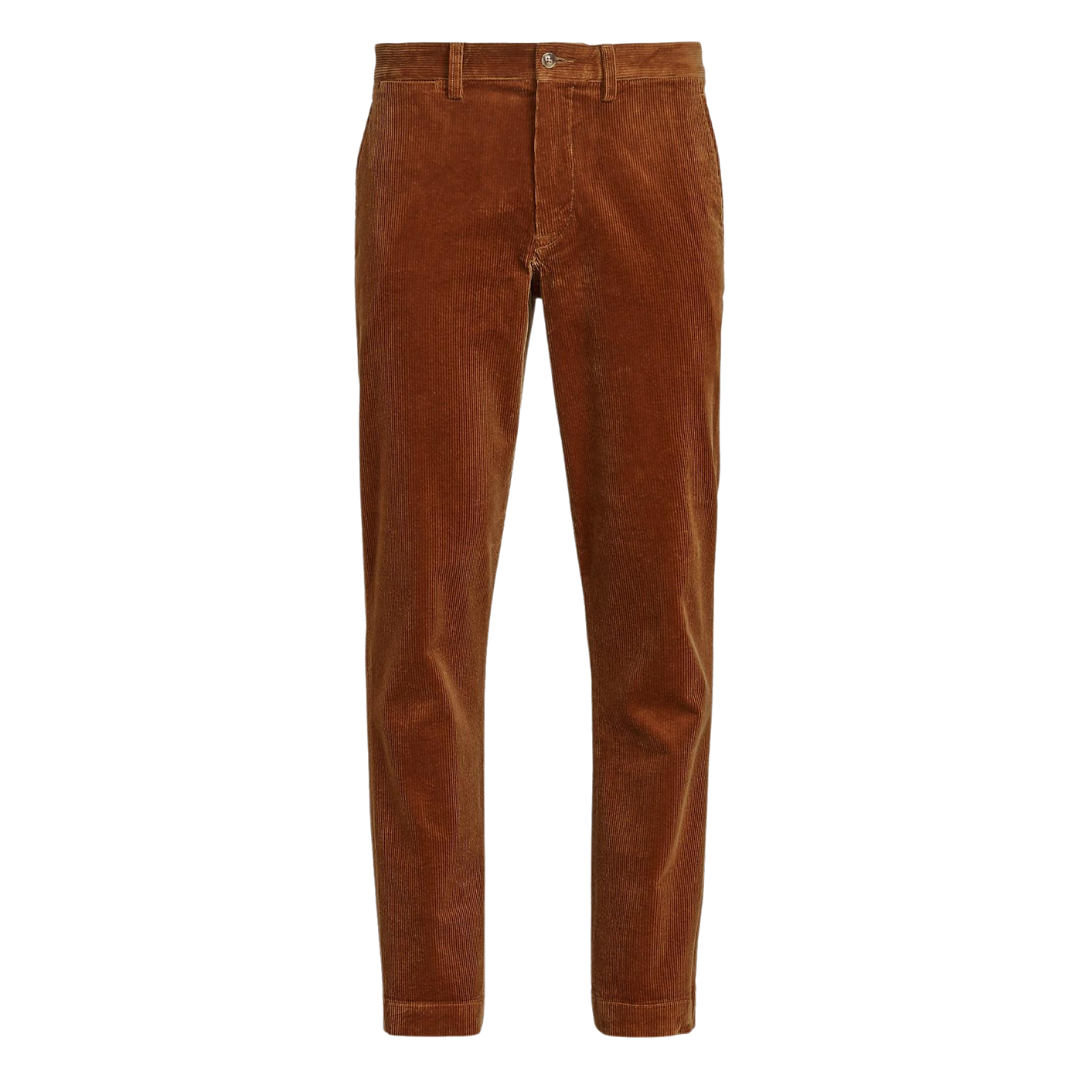 Ralph Lauren Bedford Flat Pant in Brown