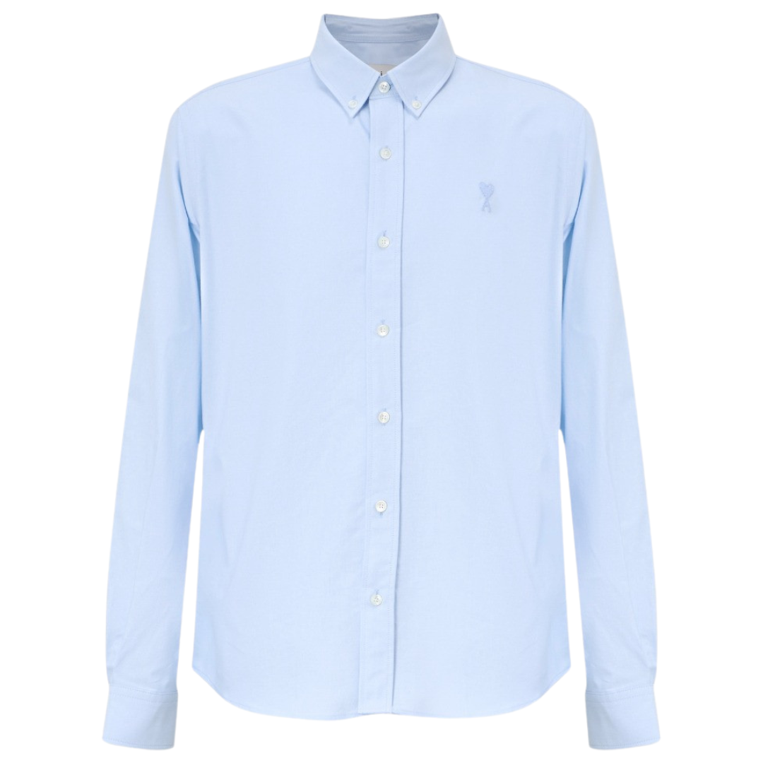 AMI Classic Fit Shirt in Sky Blue