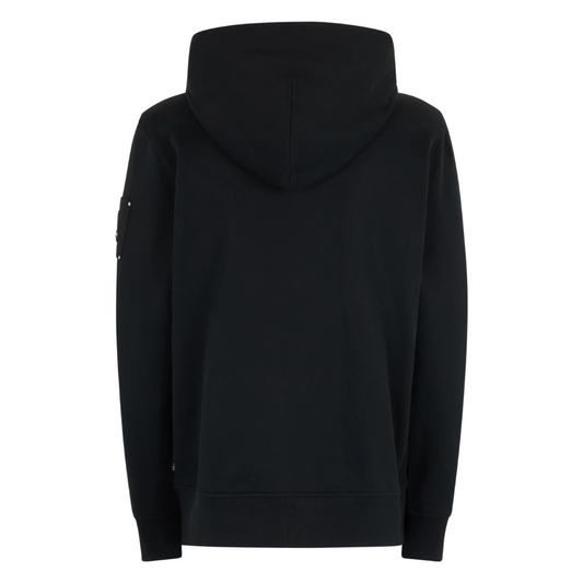Moose Knuckles Hartsfield Zip Up Hoodie in Black