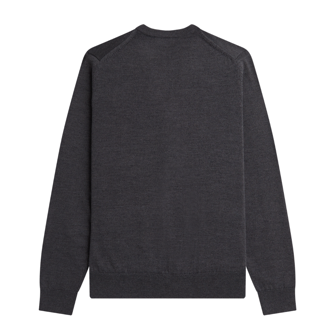 Fred Perry Classic Cardigan in Dark Grey