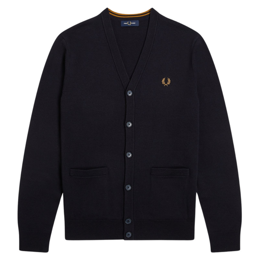 Fred Perry Classic Cardigan in Navy