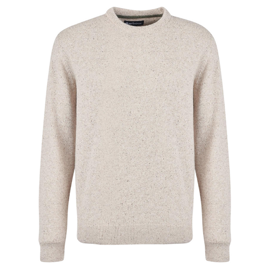 Barbour Tisbury Crewneck in Stone