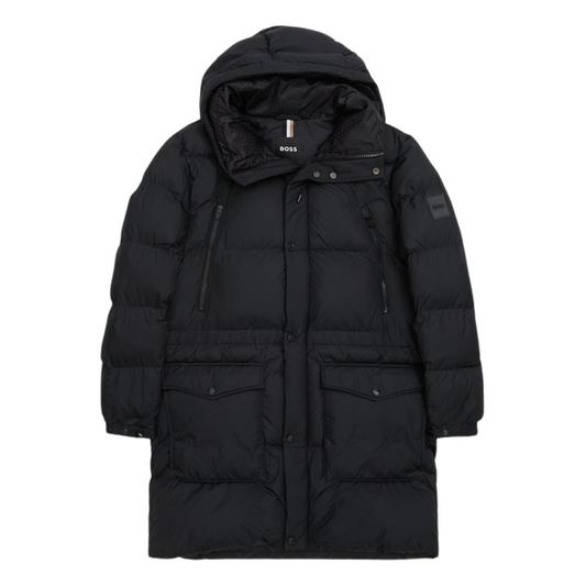 BOSS H-Condolo2 Coat in Black