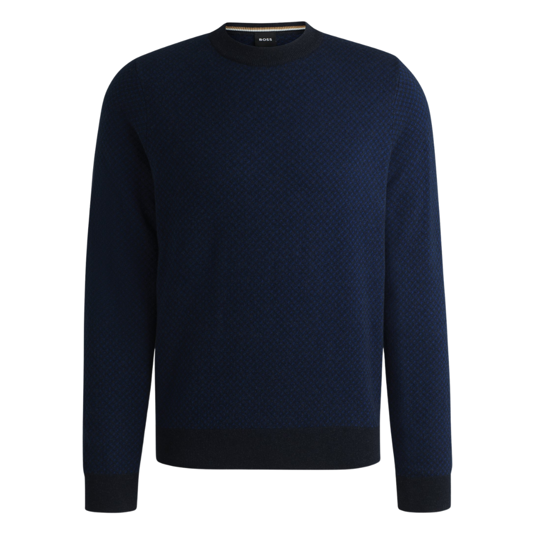 Boss H-Eltoro Jumper in Dark Blue