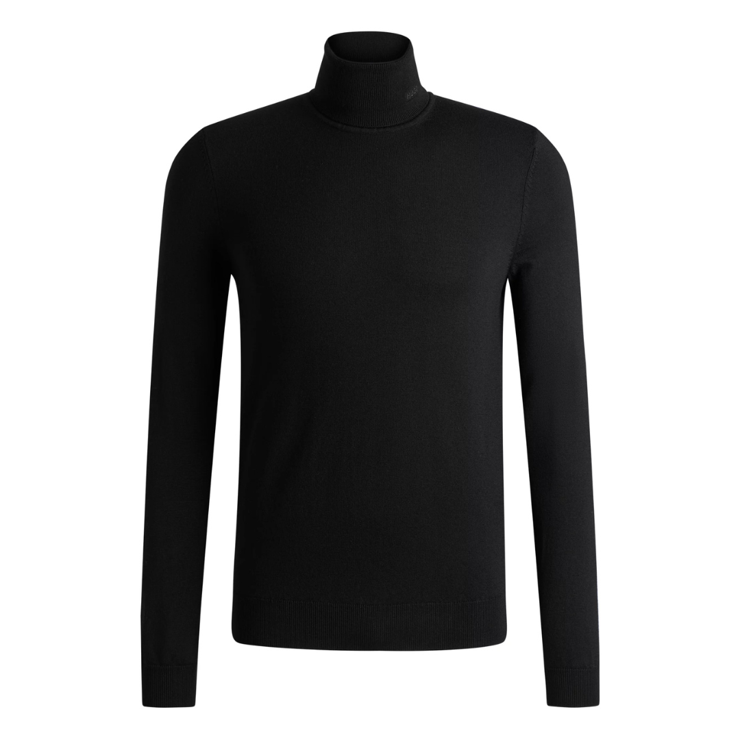 HUGO San Thomas Rollneck in Black