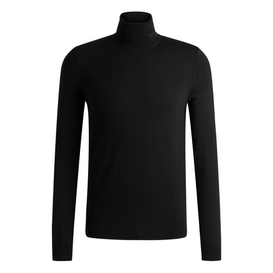 HUGO San Thomas Rollneck in Black