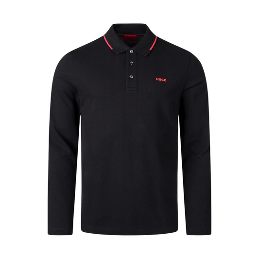 HUGO Derriko Polo in Black