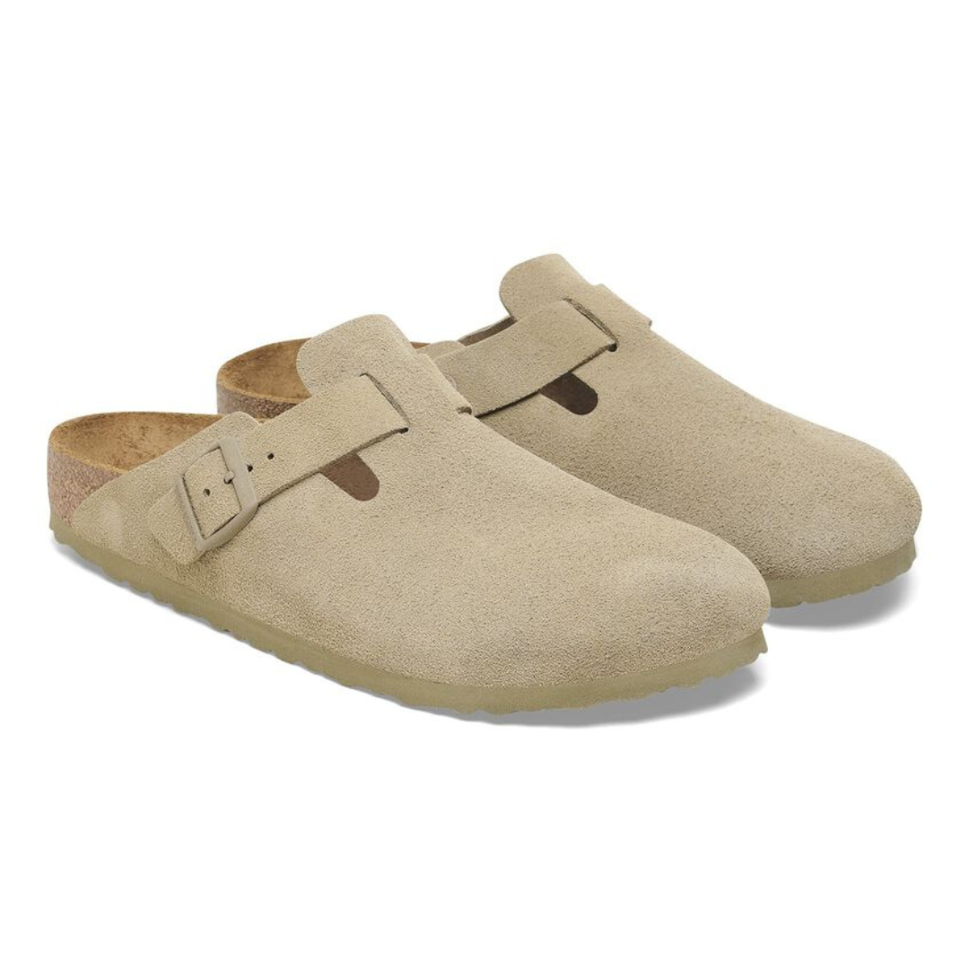 Birkenstock Boston in Faded Khaki