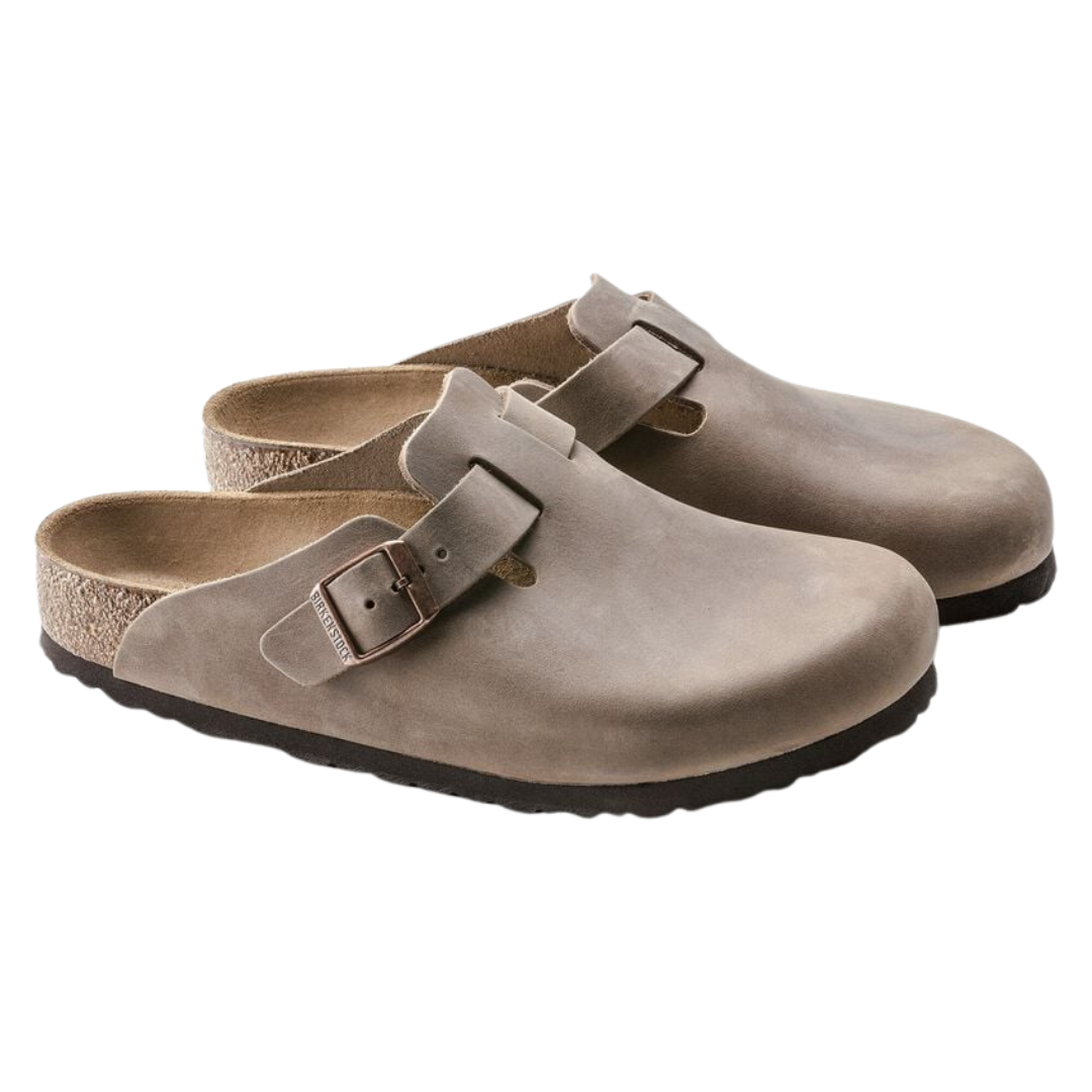 Birkenstock Boston in Tabacco Brown