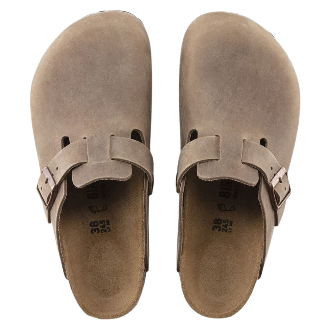 Birkenstock Boston in Tabacco Brown