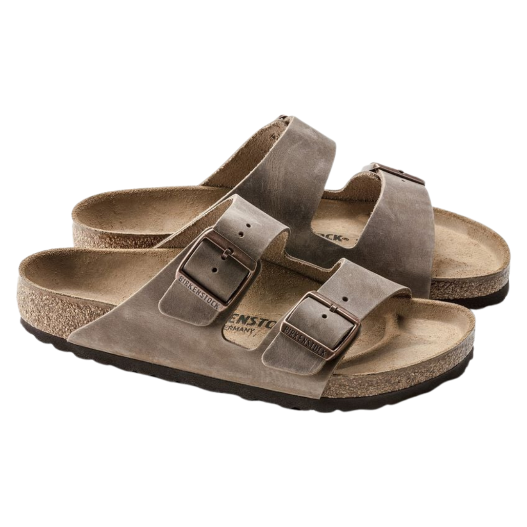 Birkenstock Arizona Leather in Tabacco Brown