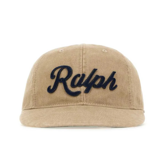 Ralph Lauren BBall Cap in Tan