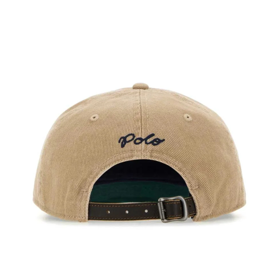 Ralph Lauren BBall Cap in Tan