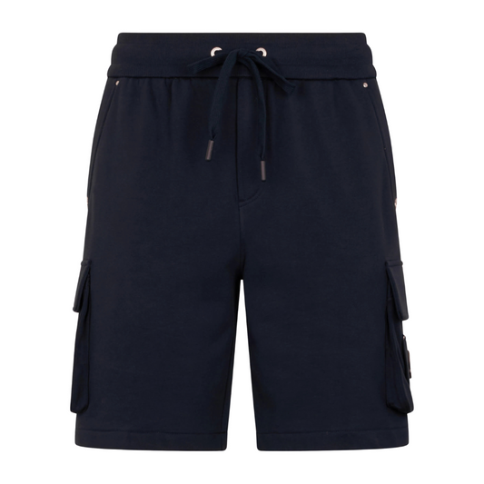 Moose Knuckles Hartsfield Shorts in Navy