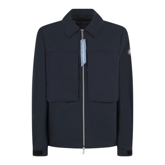 Moose Knuckles Waverly Shirt Jacket in Navy