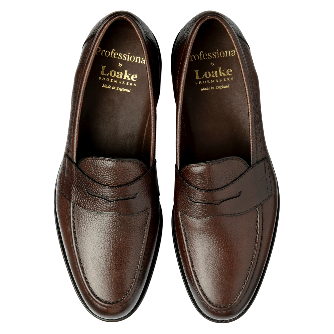 Loake Imperial Loafer in Dark Brown