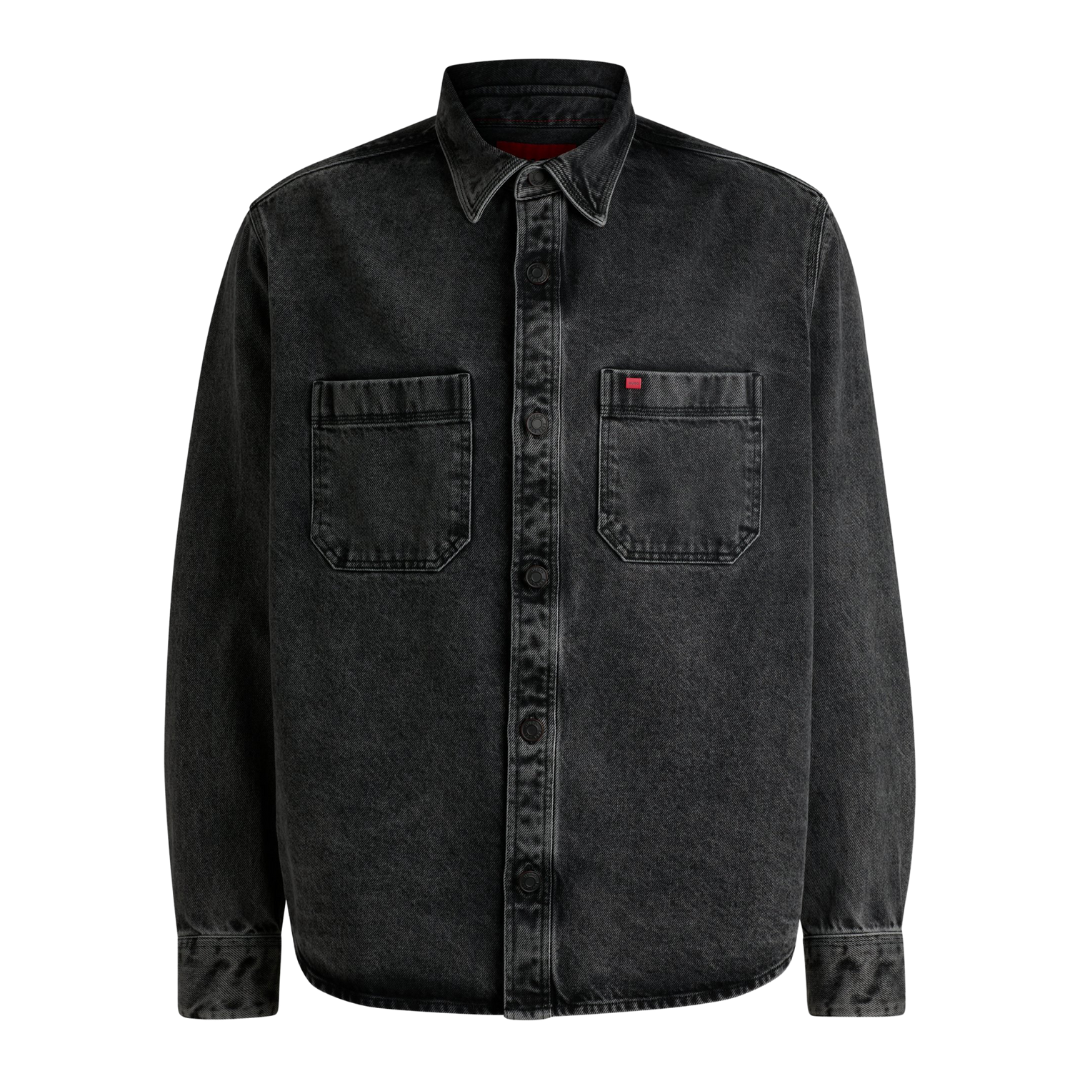 HUGO Erato Overshirt in Charcoal