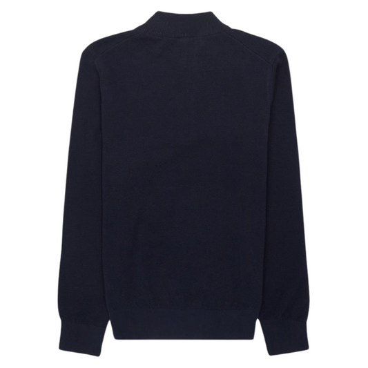 BOSS Ebrando-P Quarter Zip in Dark Blue