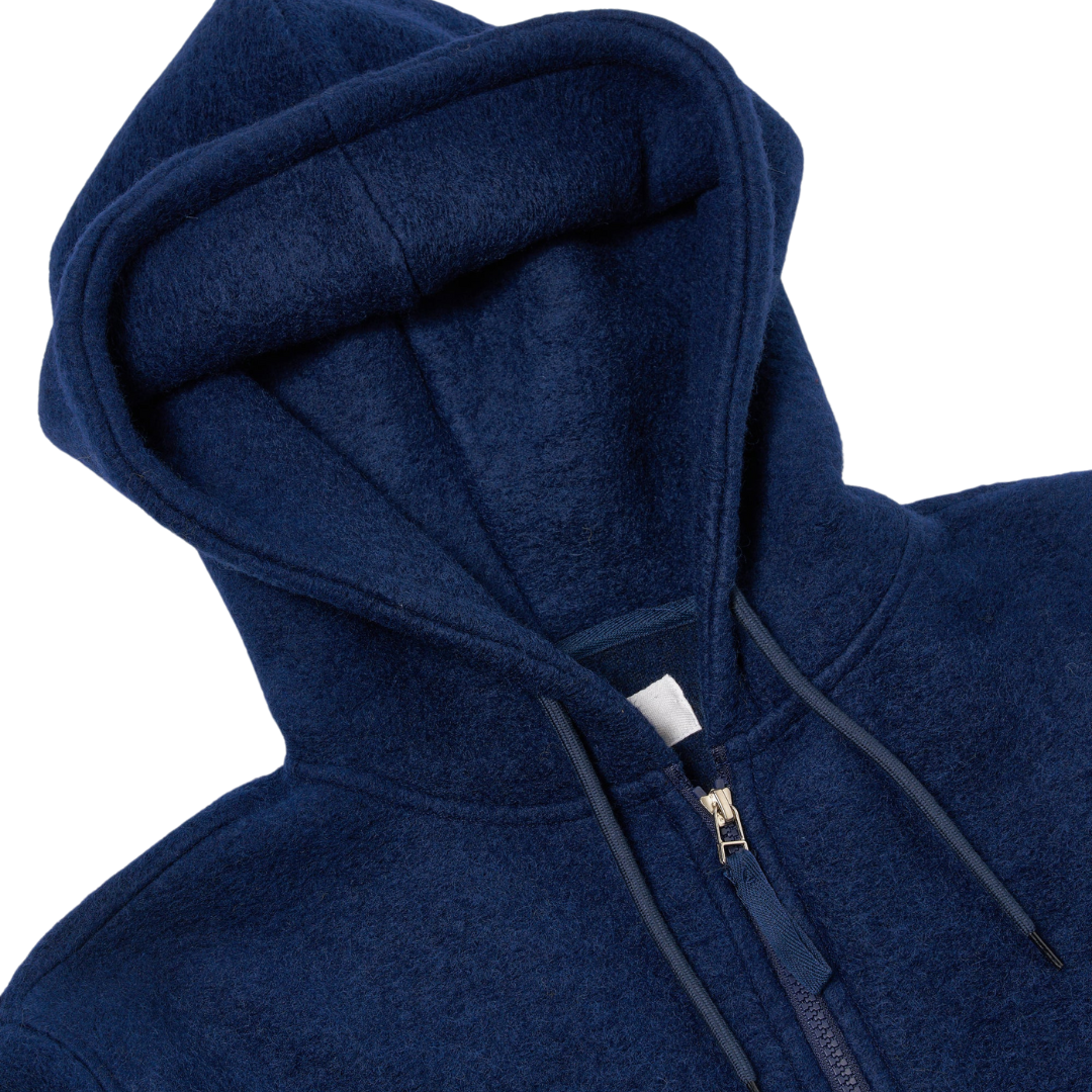 Universal Works Travel Hoodie in Indigo