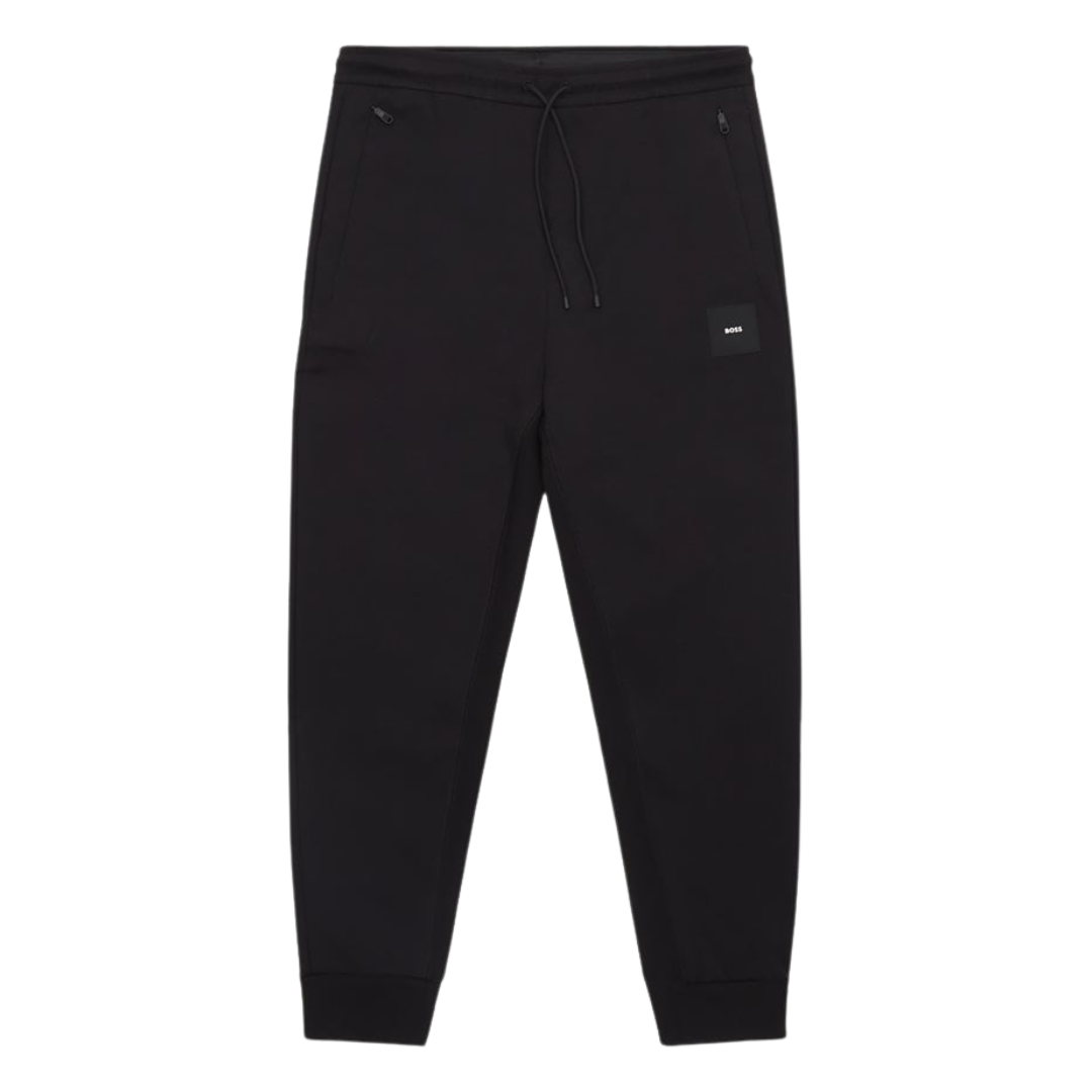 BOSS Hadiko Rib Sweatpants in Black