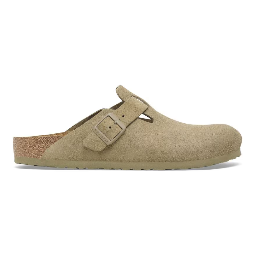 Birkenstock Boston in Faded Khaki